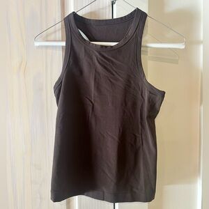 lululemon athletica Dark Brown Racerback Tank Top